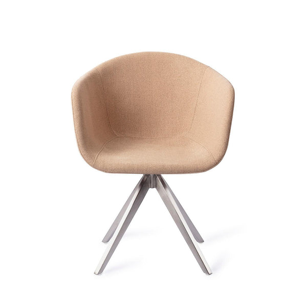 Yuni Barely Blush Eetkamerstoel - Turn Steel - {{ product.type }} - Kas20
