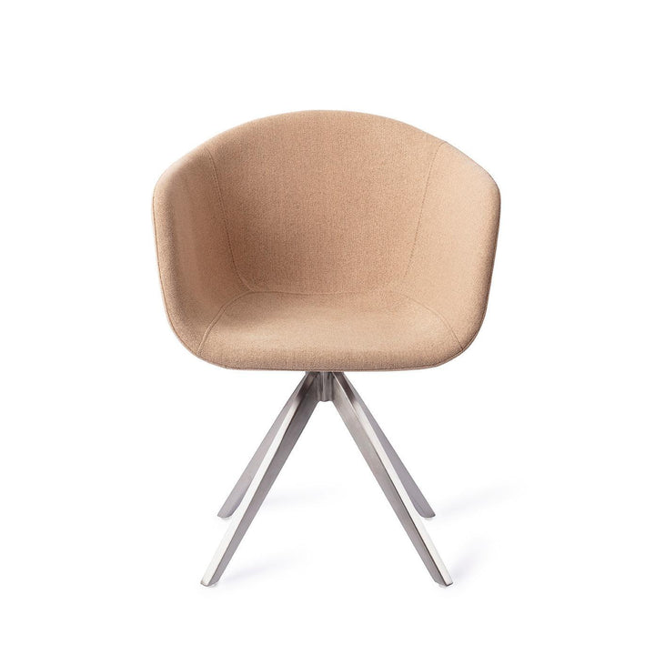 Yuni Barely Blush Eetkamerstoel - Turn Steel - {{ product.type }} - Kas20