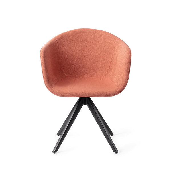 Yuni Coral Crush Eetkamerstoel - Turn Black - {{ product.type }} - Kas20