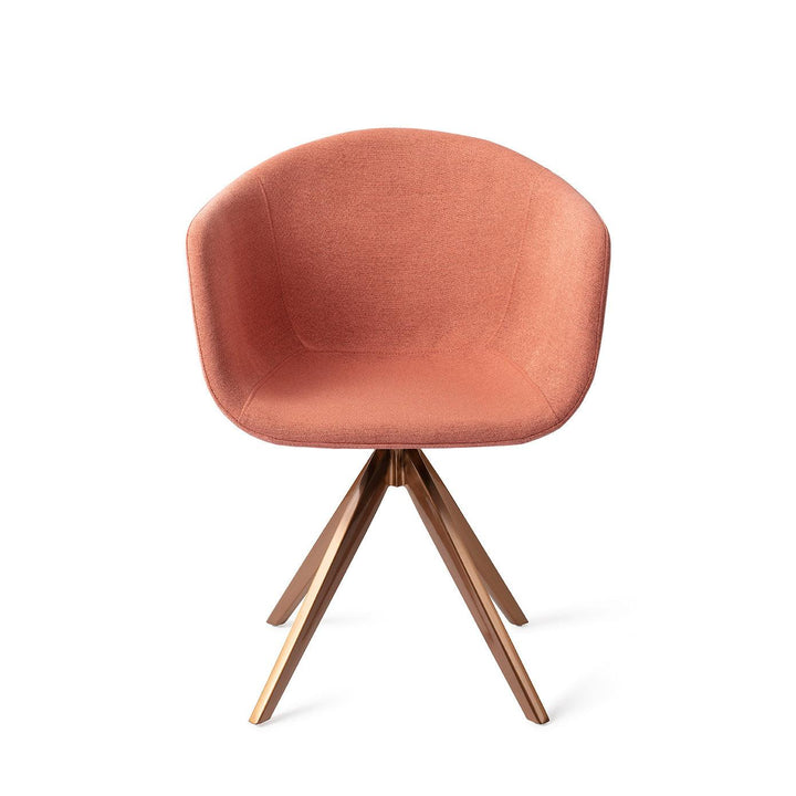 Yuni Coral Crush Eetkamerstoel - Turn Rose - {{ product.type }} - Kas20