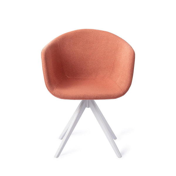 Yuni Coral Crush Eetkamerstoel - Turn White - {{ product.type }} - Kas20
