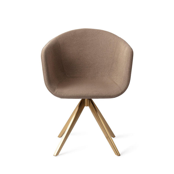 Yuni Mochachacha Eetkamerstoel - Turn Gold - {{ product.type }} - Kas20